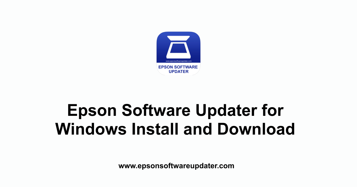 Epson Software Updater for Windows